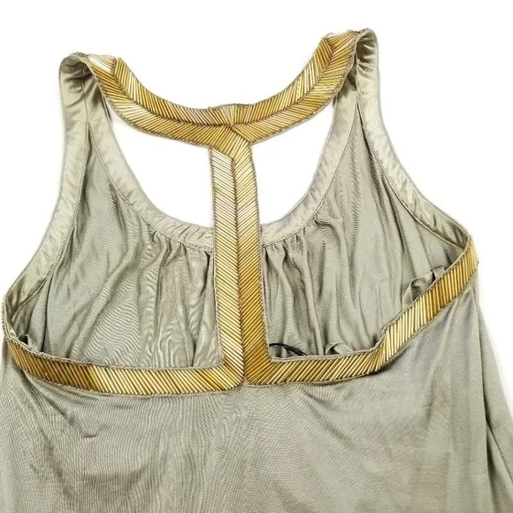 TED BAKER LONDON | Simian Sequin Detail Top Khaki - Picture 7 of 13